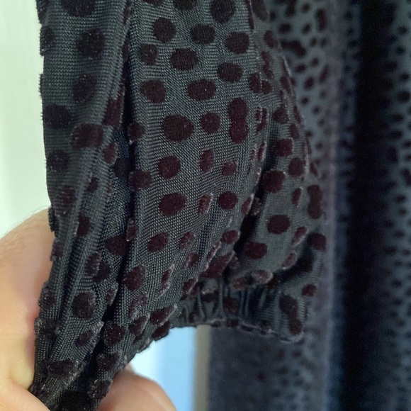 A New Day little black dress with deep v-neck and textured print. - Picture 13 of 14